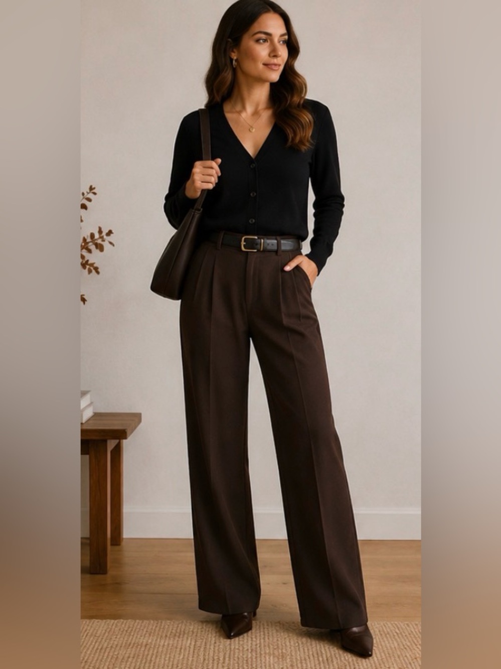LOFT Petite Lightweight Black Cardigan | XXSP